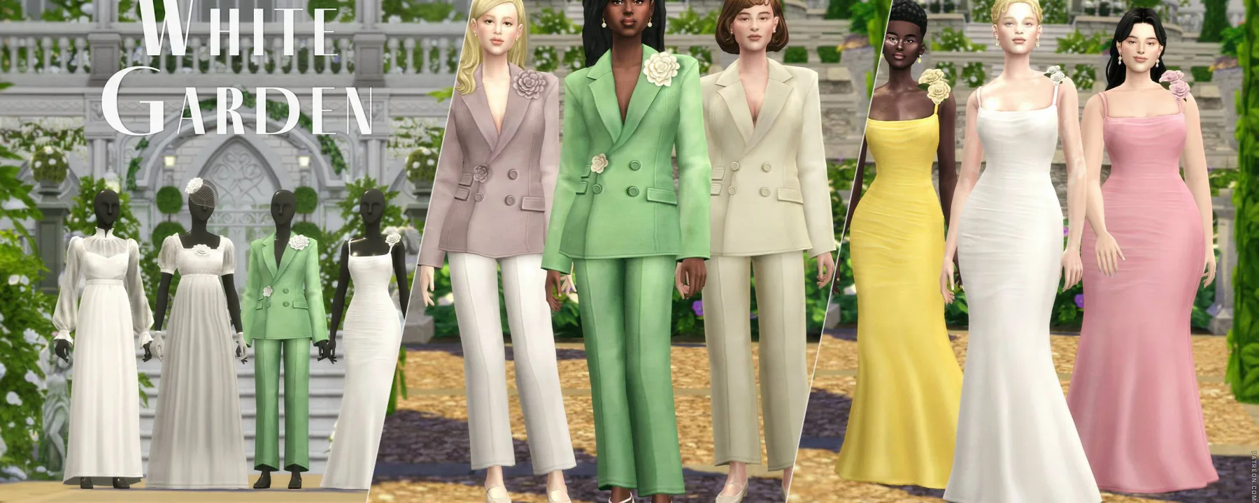 White Garden Collection Set — White Garden Collection Set screenshots 1–3