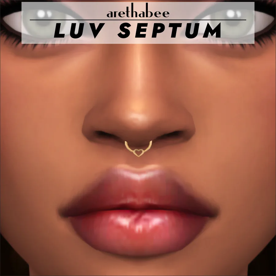 Luv Septum Piercing — Luv Septum