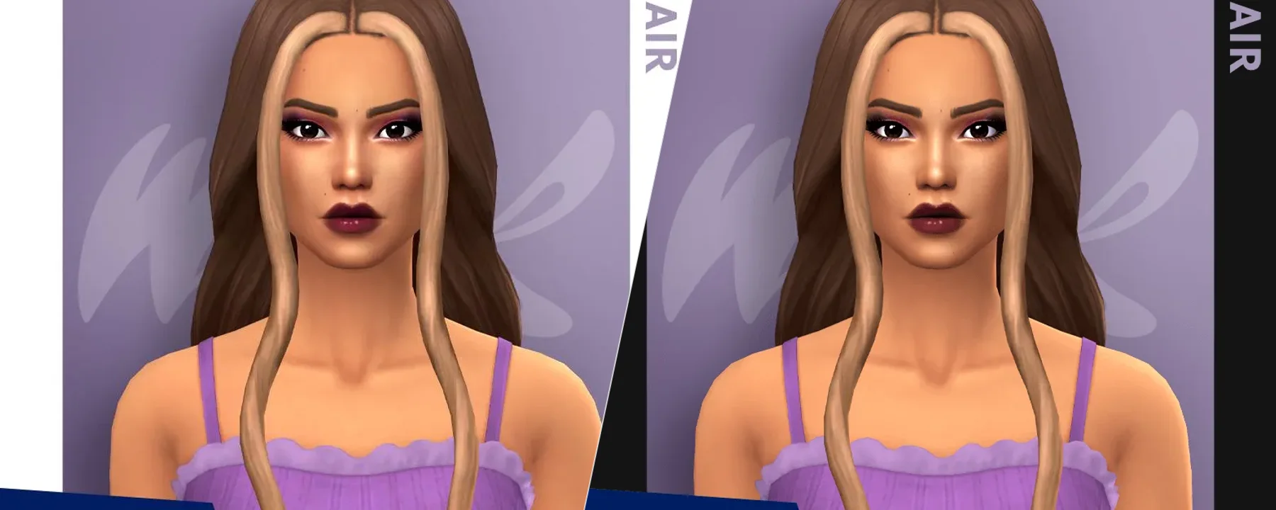 QICC - Darcy Hair — QICC - Darcy Hair screenshots 1–2