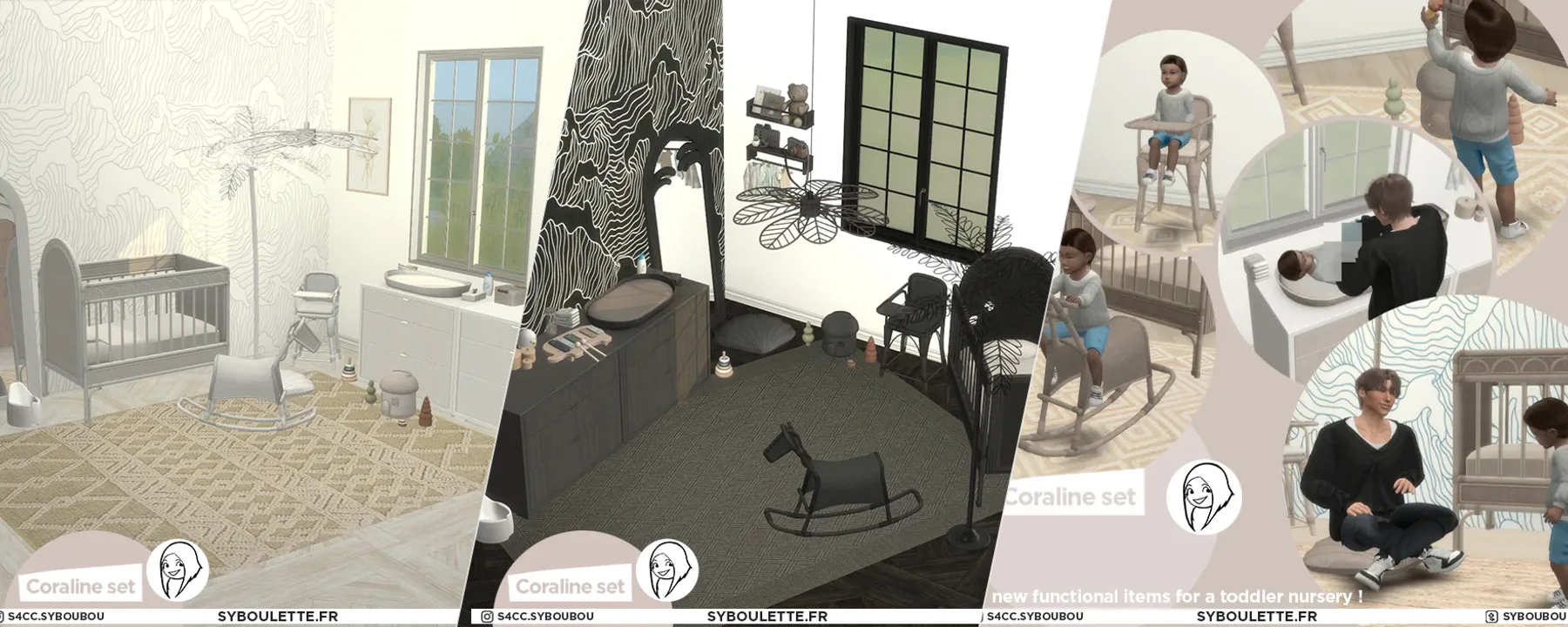 Coraline nursery set (2022) — Coraline nursery set (2022) screenshots 1–3