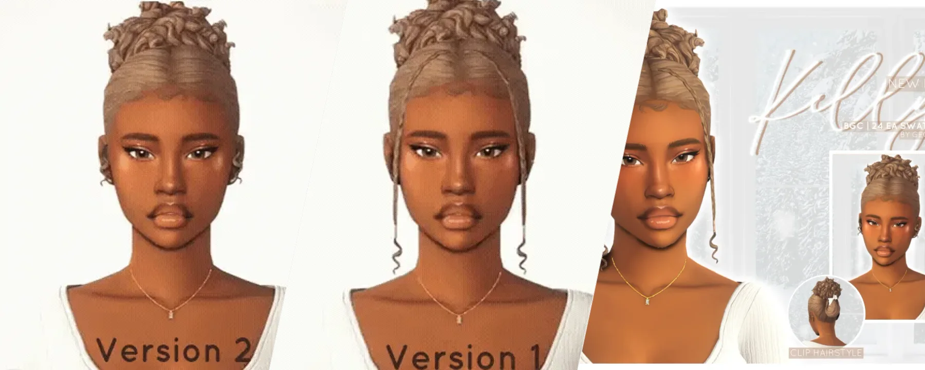 GegeSims - Kelly Hair — GegeSims - Kelly Hair screenshots 1–3