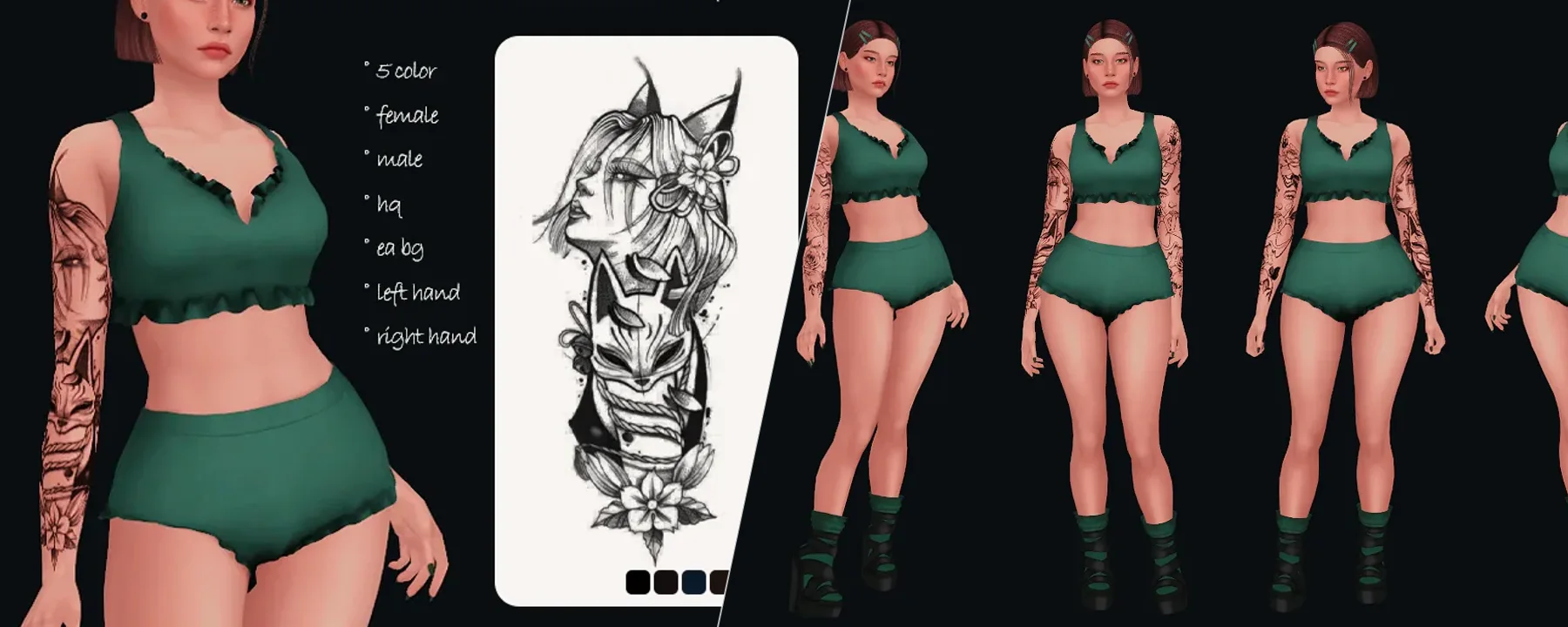 Power Girl Tattoo — Power Girl Tattoo screenshots 1–2
