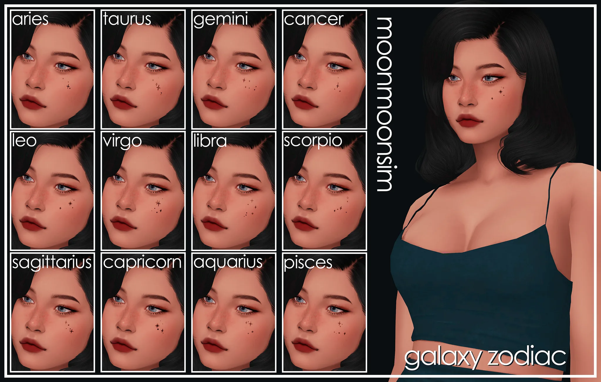 Galaxy Zodiac Tattoo — 111
