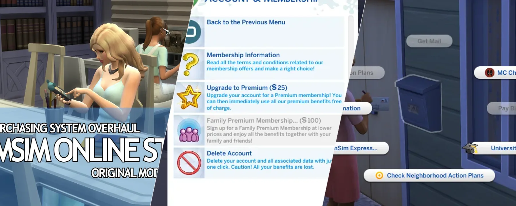 SimSim Online Store — SimSim Online Store screenshots 1–3