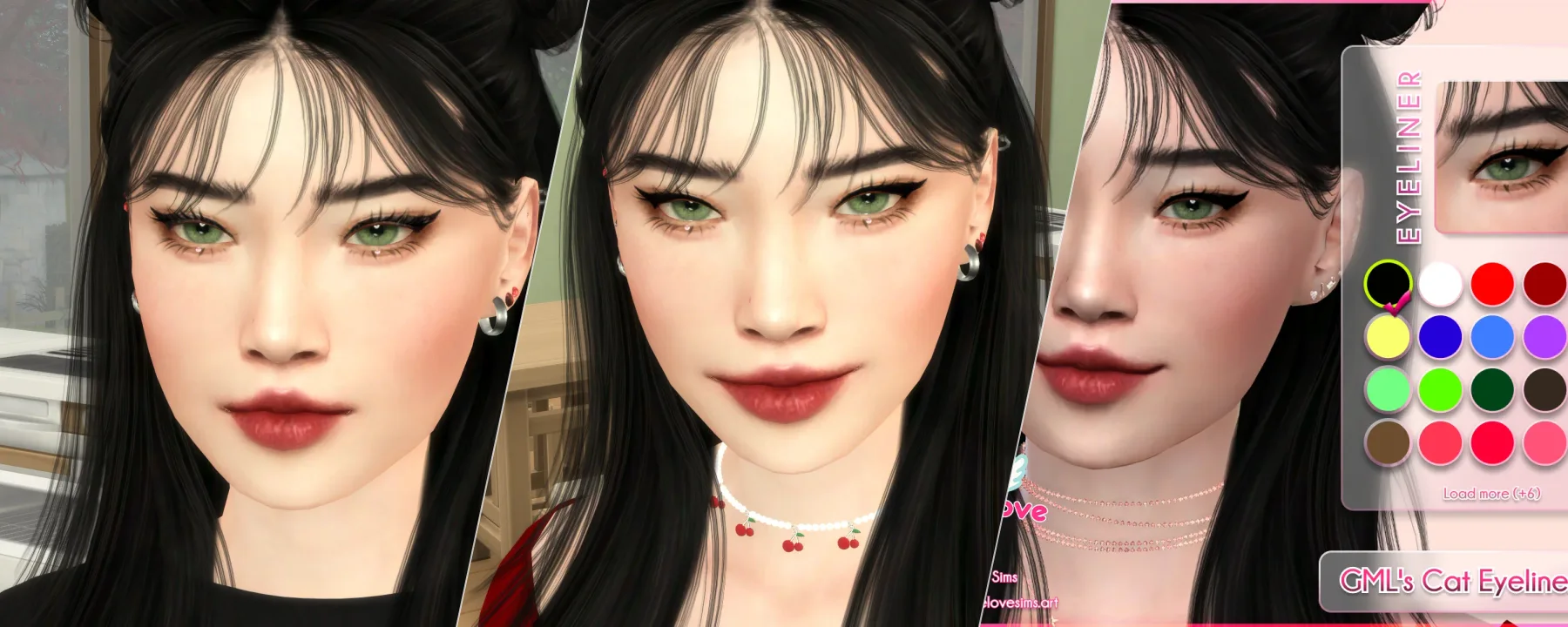 Cat Eyeliner • EL01 (Female) – Soft Winged Makeup — Cat Eyeliner • EL01 (Female) – Soft Winged Makeup screenshots 1–3