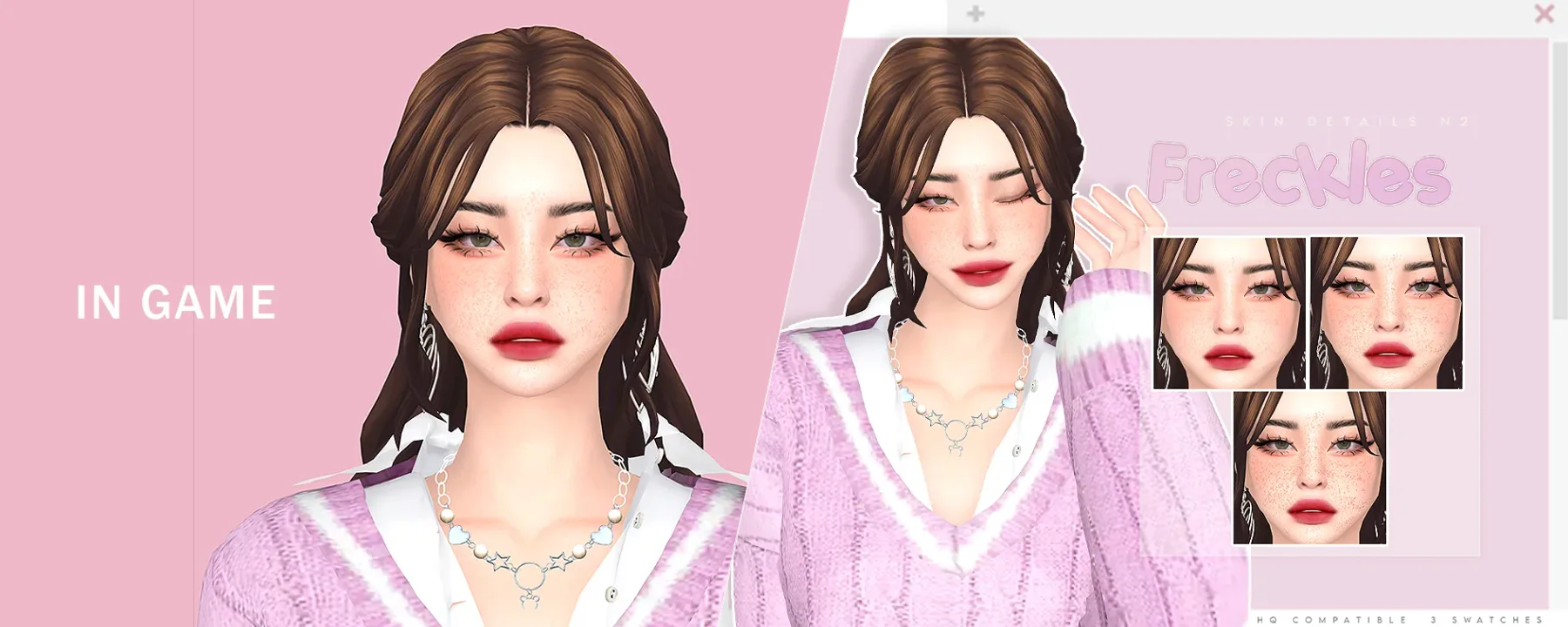 Freckles V2 (Skin Details) — Freckles V2 (Skin Details) screenshots 1–2