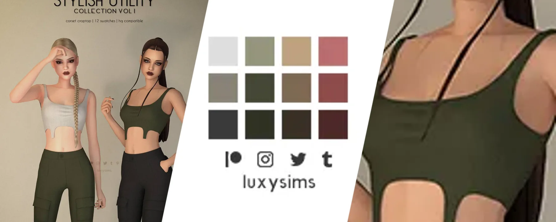 Corset Crop Top - Stylish Utility Collection — Corset Crop Top - Stylish Utility Collection screenshots 1–3