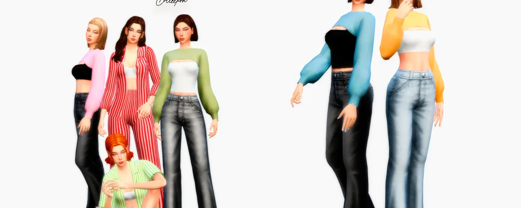 Molly Top - Version 2 - Woman Neck Cropped Sweater — Molly Top - Version 2 - Woman Neck Cropped Sweater screenshots 1–2