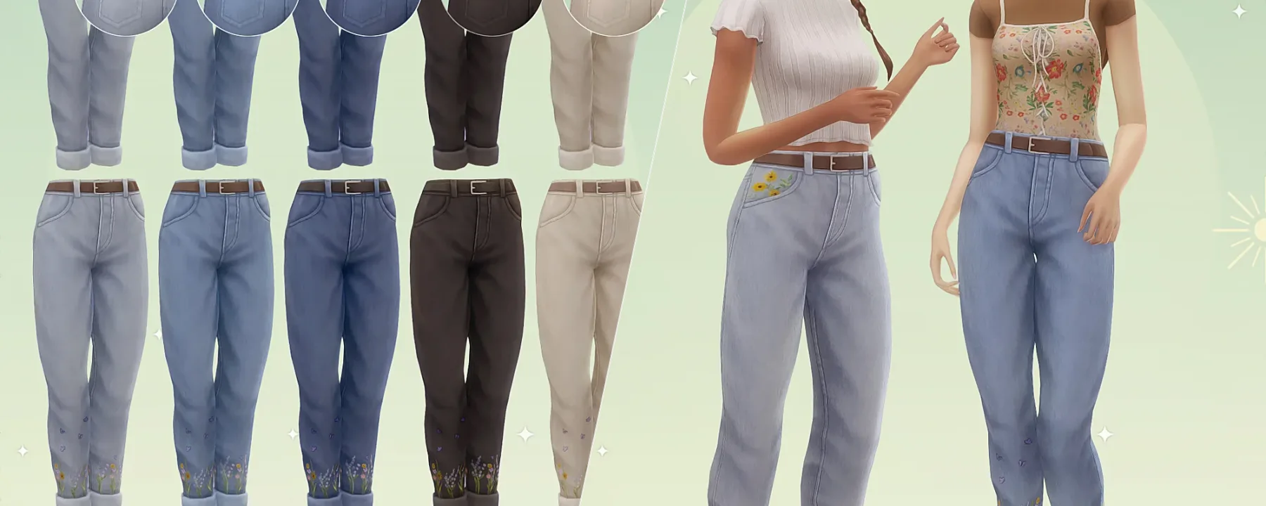 Flora jeans — Flora jeans screenshots 1–2