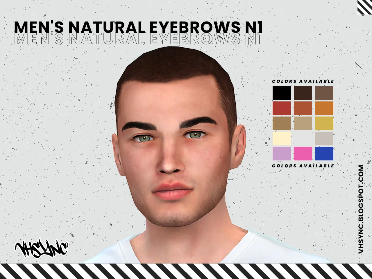 [VHSync] Men's natural eyebrows N1 screenshot 1
