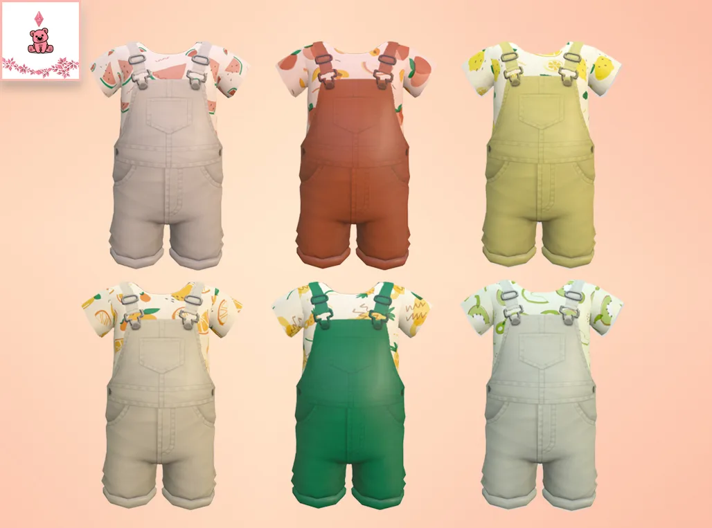  [Infant] Fruity Overalls — preview