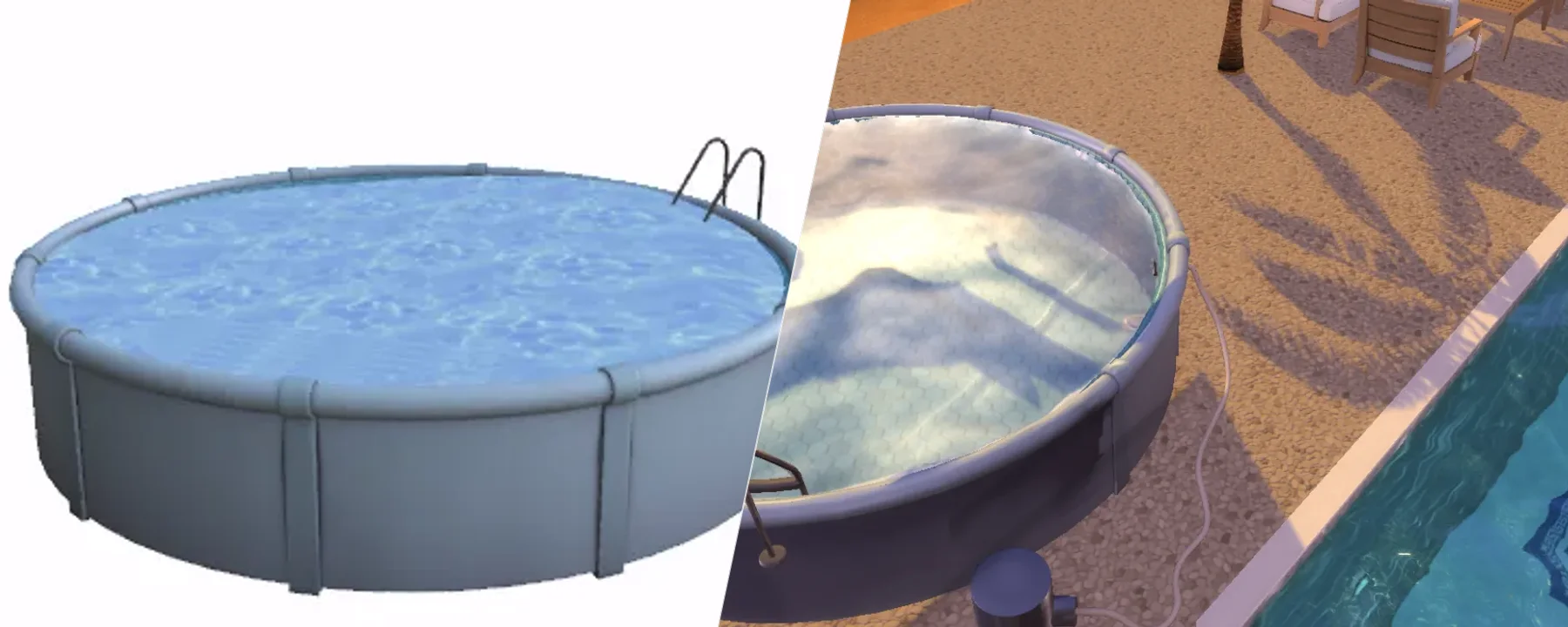 Functional rubber pool — Functional rubber pool screenshots 1–2