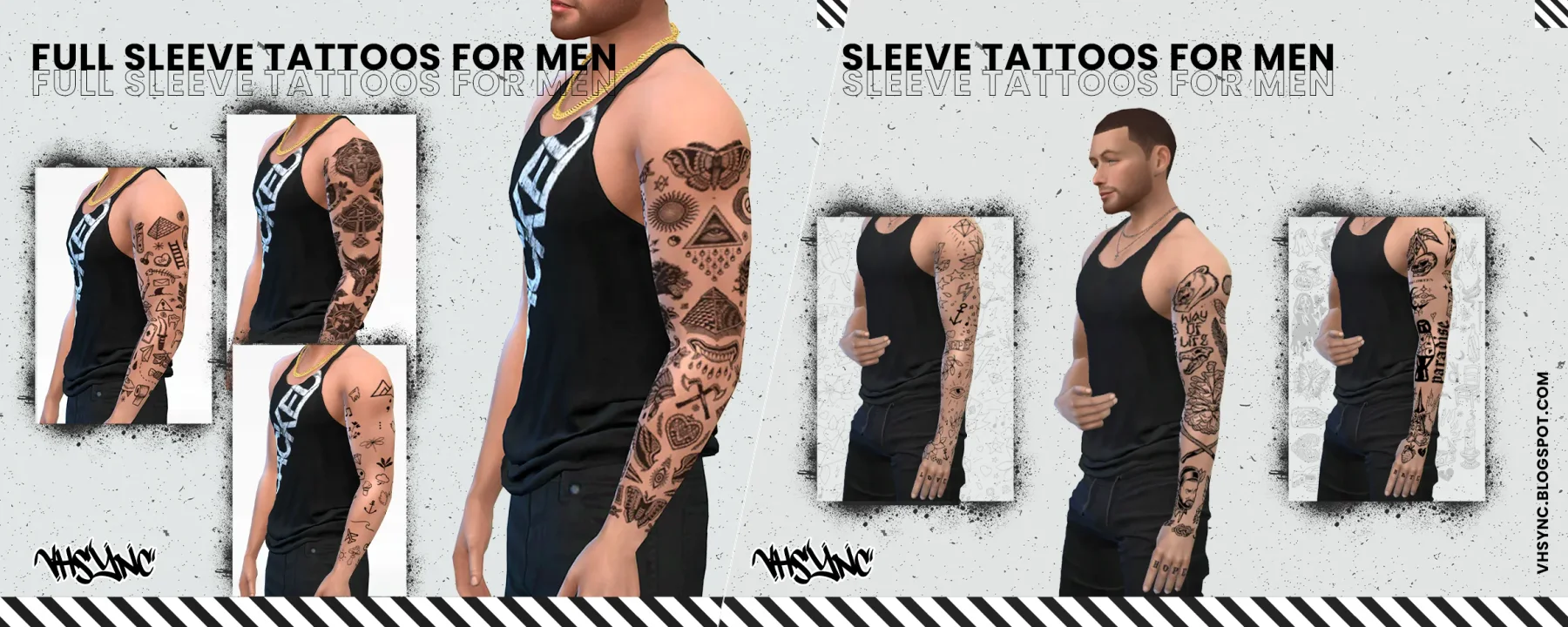 [VHSync] Full sleeve tattoo — [VHSync] Full sleeve tattoo screenshots 1–2