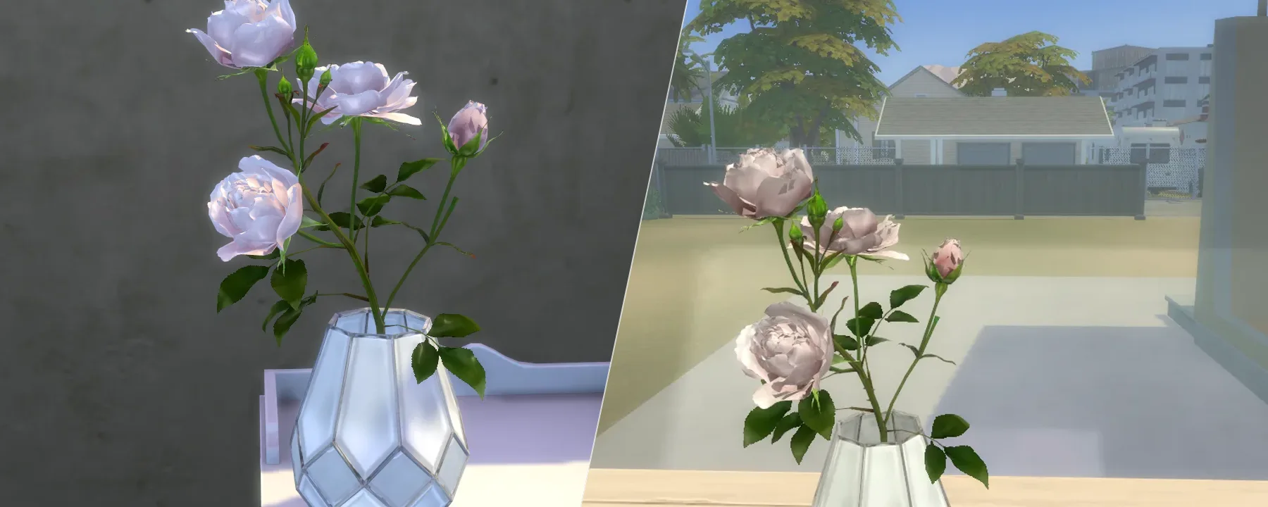 Pink roses in vase — Pink roses in vase screenshots 1–2