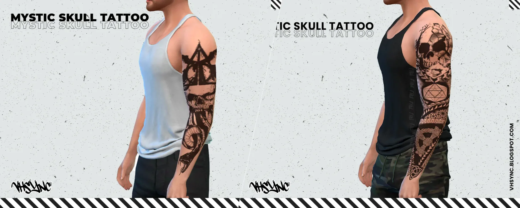 [VHSync] Mystic skull tattoo — [VHSync] Mystic skull tattoo screenshots 1–2