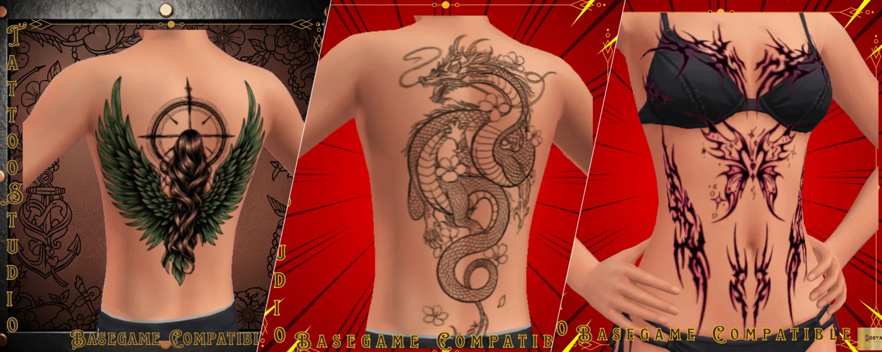 Robynq Tattoo RL3001 - Basegame compatible — Robynq Tattoo RL3001 - Basegame compatible screenshots 1–3