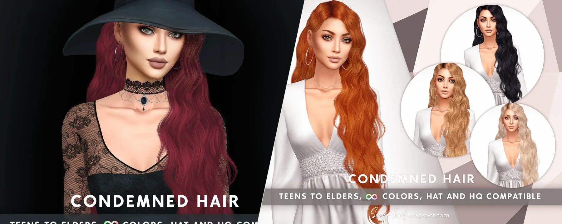 SONYASIMS - CONDEMNED HAIR — SONYASIMS - CONDEMNED HAIR screenshots 1–2