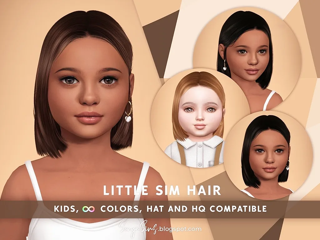 SONYASIMS - LITTLE SIM HAIR KIDS — LITTLE SIM HAIR KIDS