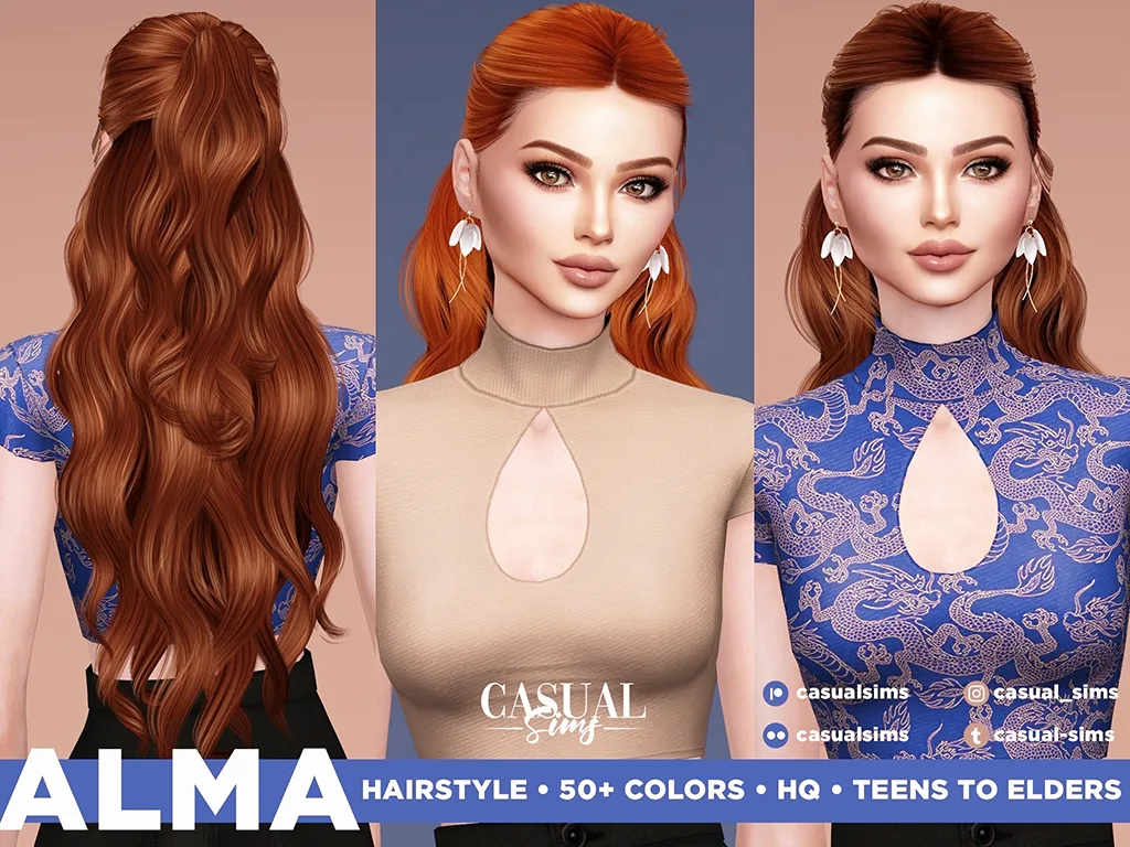 CasualSims - Alma Hairstyle — aa