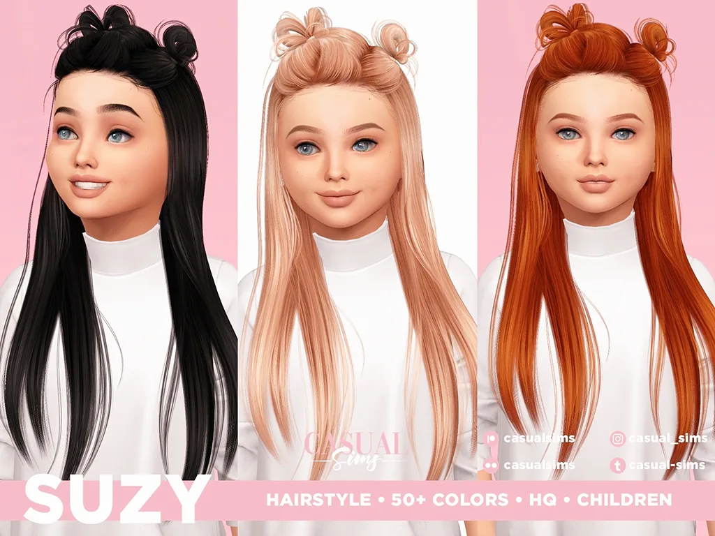 CasualSims - Suzy Hairstyle Children — CasualSims - Suzy Kids Hair