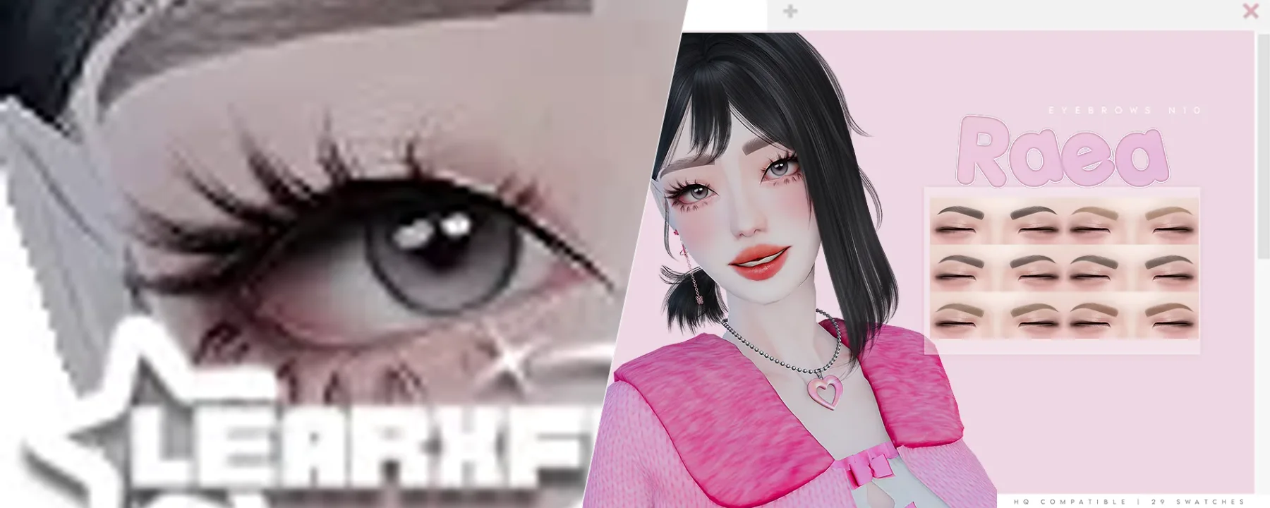 [Learxfl] Raea Eyebrows — [Learxfl] Raea Eyebrows screenshots 1–2