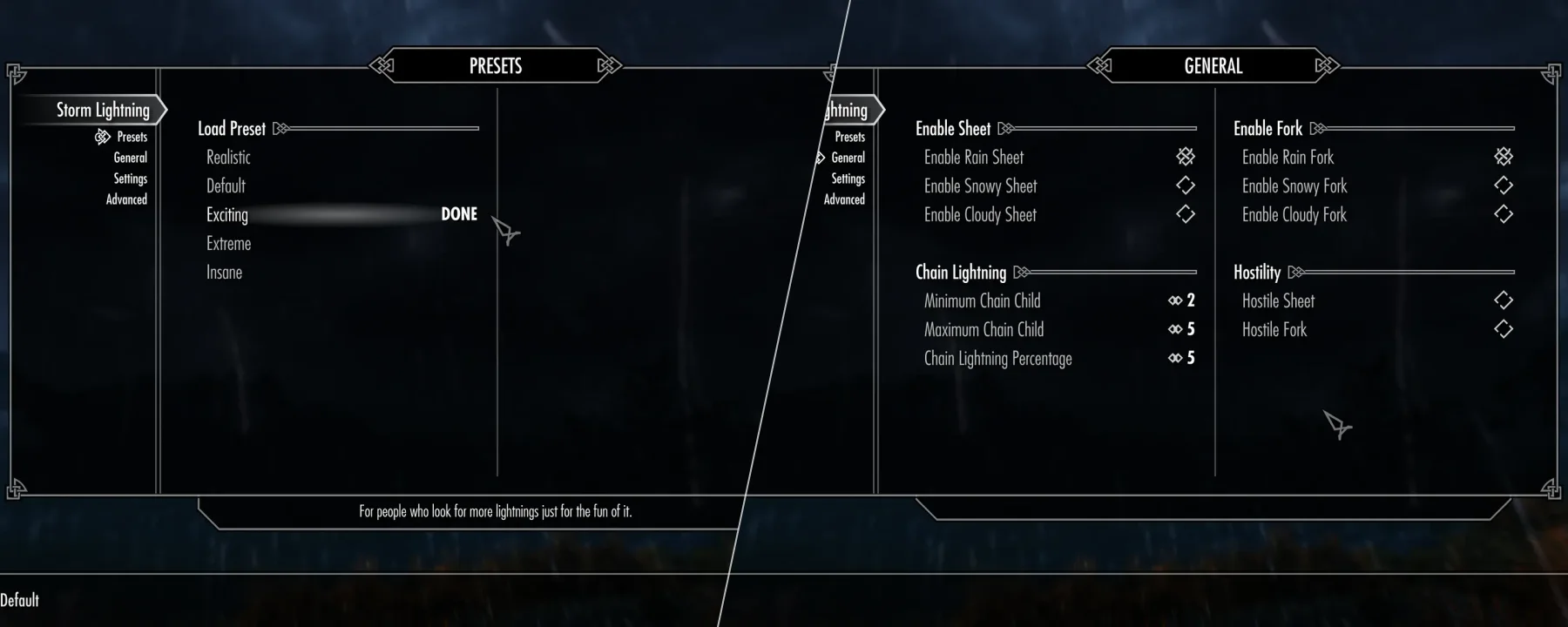 Storm Lightning for SSE and VR (Minty Lightning 2019) — Storm Lightning for SSE and VR (Minty Lightning 2019) screenshots 1–2