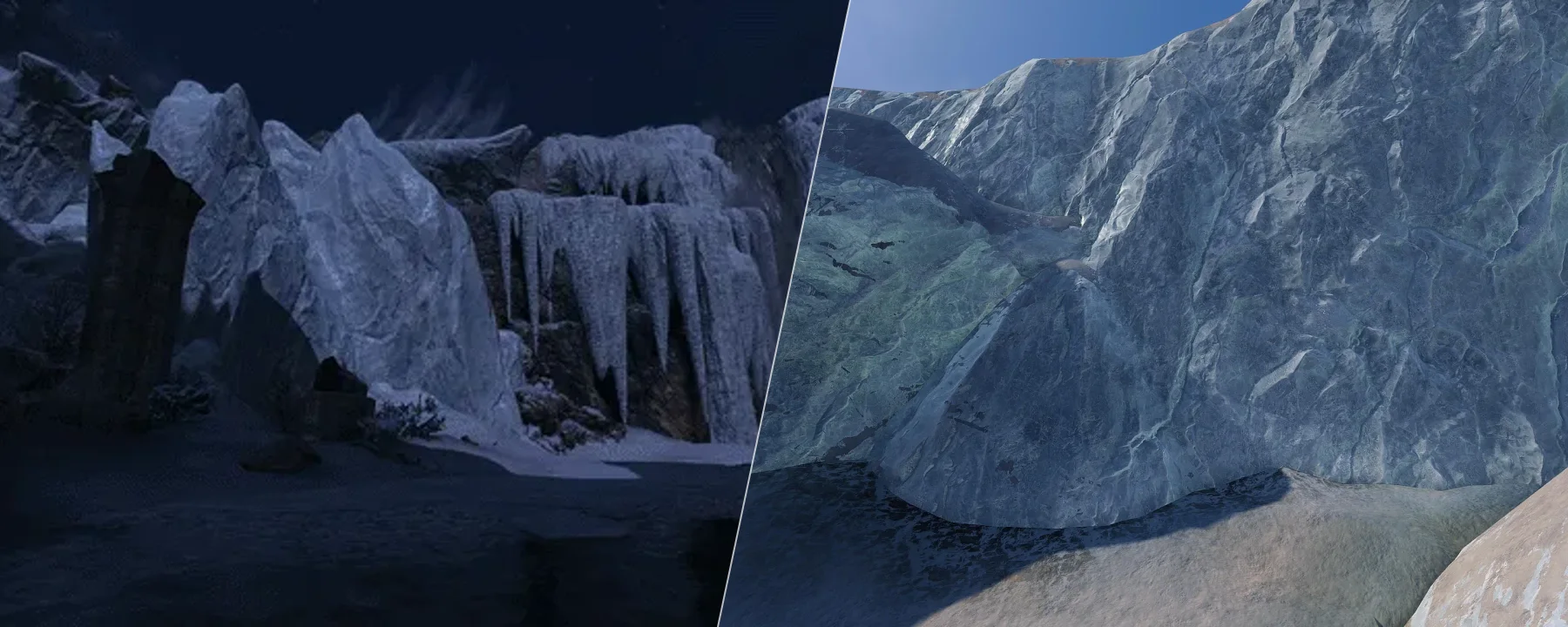 Icy Mesh Remaster - Ice Glaciers - LOD - other fixes — Icy Mesh Remaster - Ice Glaciers - LOD - other fixes screenshots 1–2