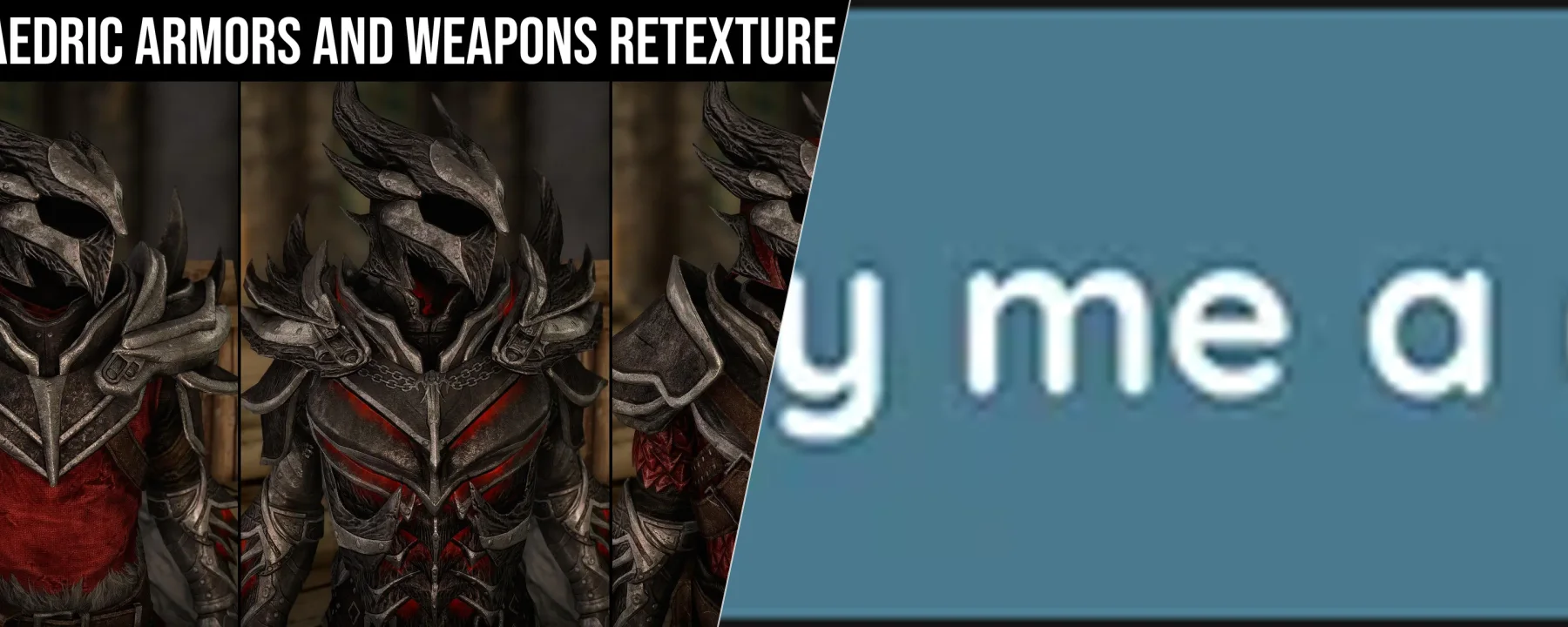 Daedric Armors and Weapons Retexture SE — Daedric Armors and Weapons Retexture SE screenshots 1–2