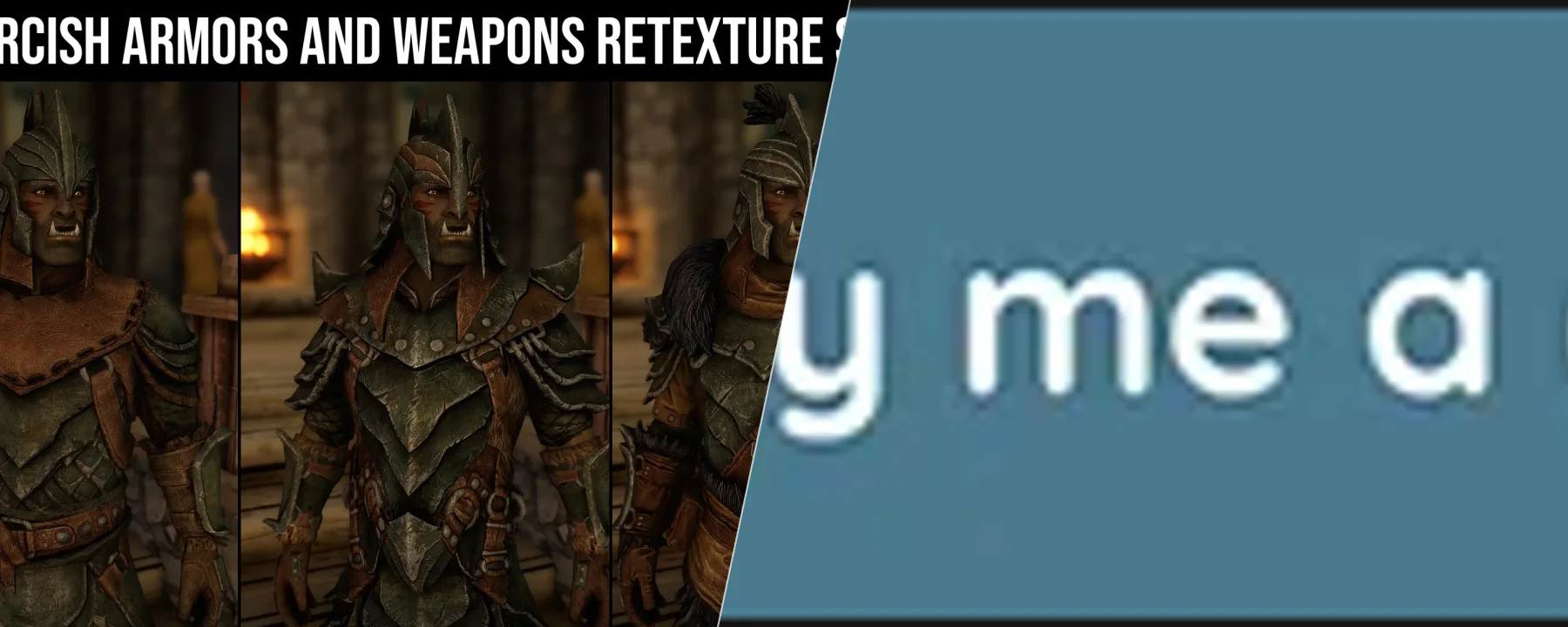 Orcish Armors and Weapons Retexture SE — Orcish Armors and Weapons Retexture SE screenshots 1–2