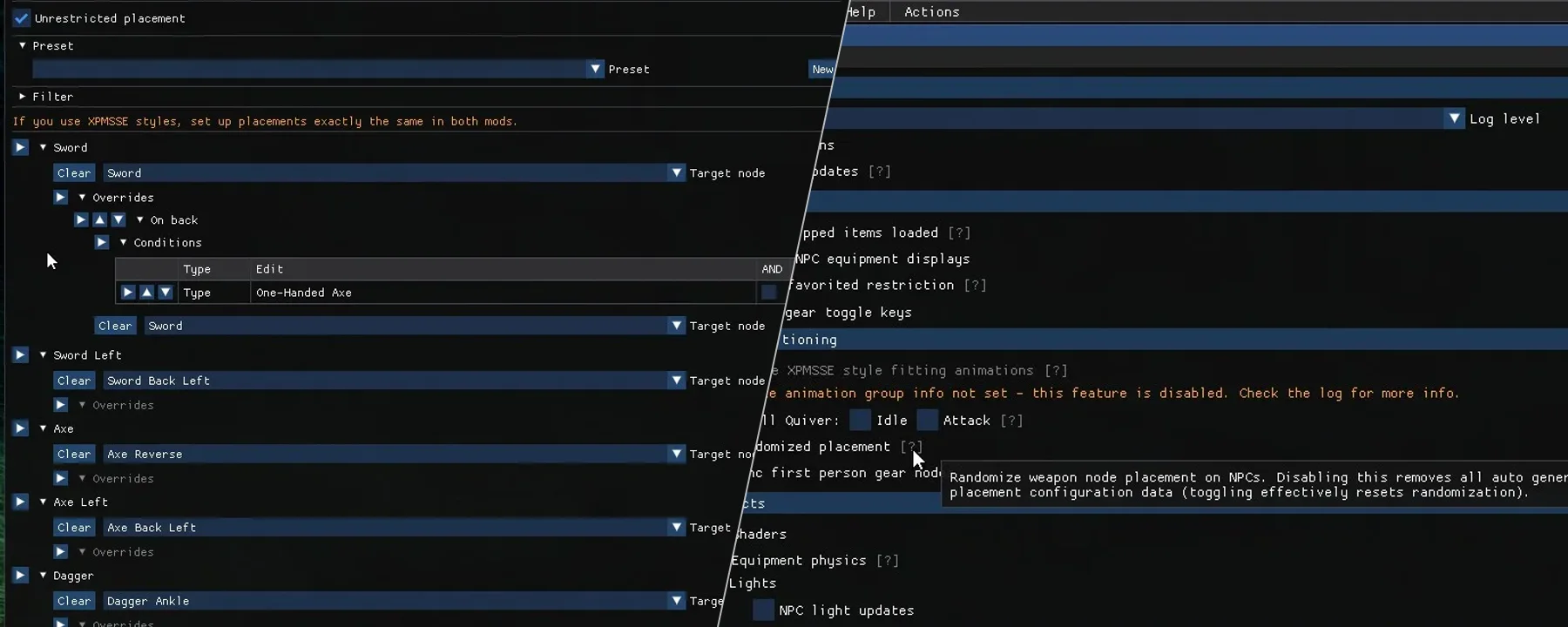 Weapon Styles - Draw-Sheathe animations for IED — Weapon Styles - Draw-Sheathe animations for IED screenshots 1–2