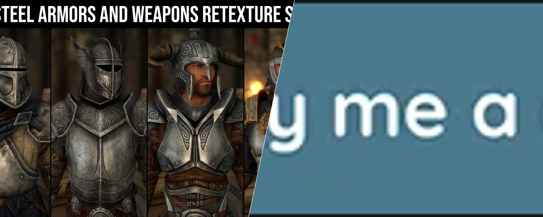 Steel Armors and Weapons Retexture SE — Steel Armors and Weapons Retexture SE screenshots 1–2