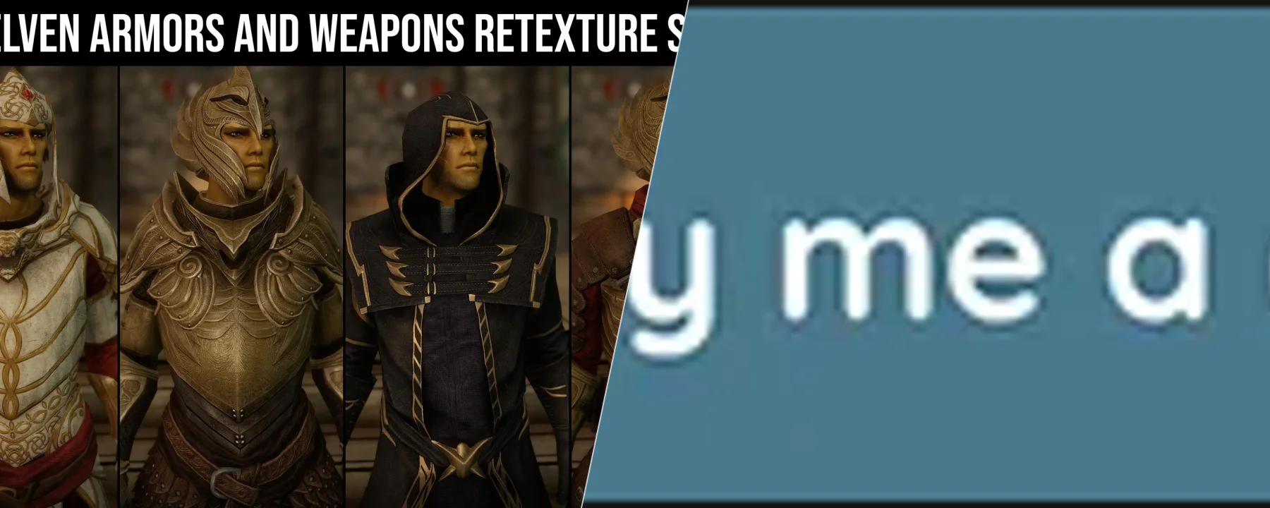 Elven Armors and Weapons Retexture SE — Elven Armors and Weapons Retexture SE screenshots 1–2