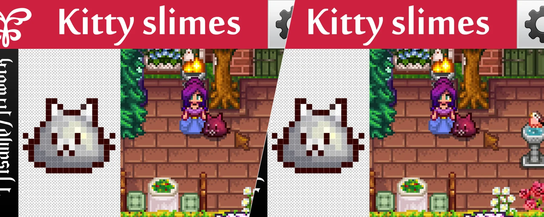 Slime cute kitty cat retexture — Slime cute kitty cat retexture screenshots 1–2