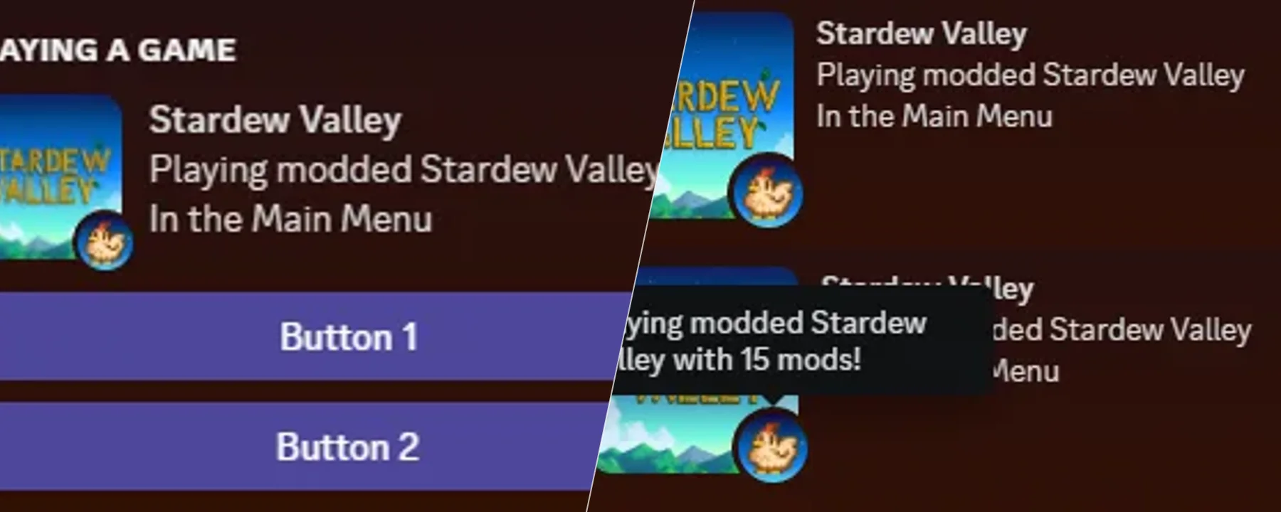 StardewRPC - Discord Rich Presence — StardewRPC - Discord Rich Presence screenshots 1–2