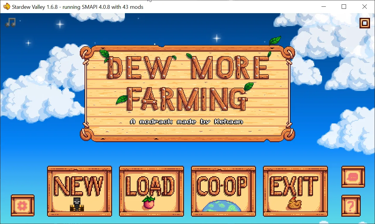 [CP] Dew More Farming - Main Menu — Ingame Main menu