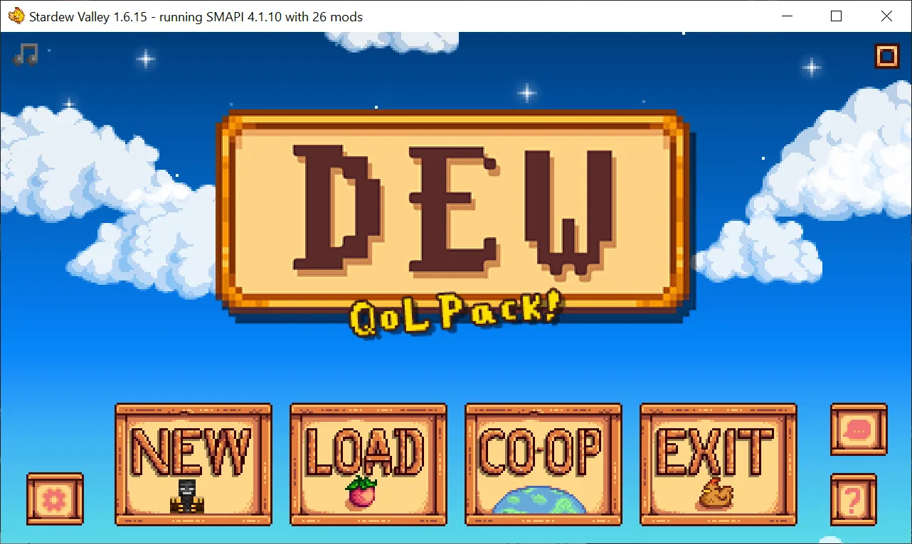 [CP] Dew - Main Menu — Menu ingame