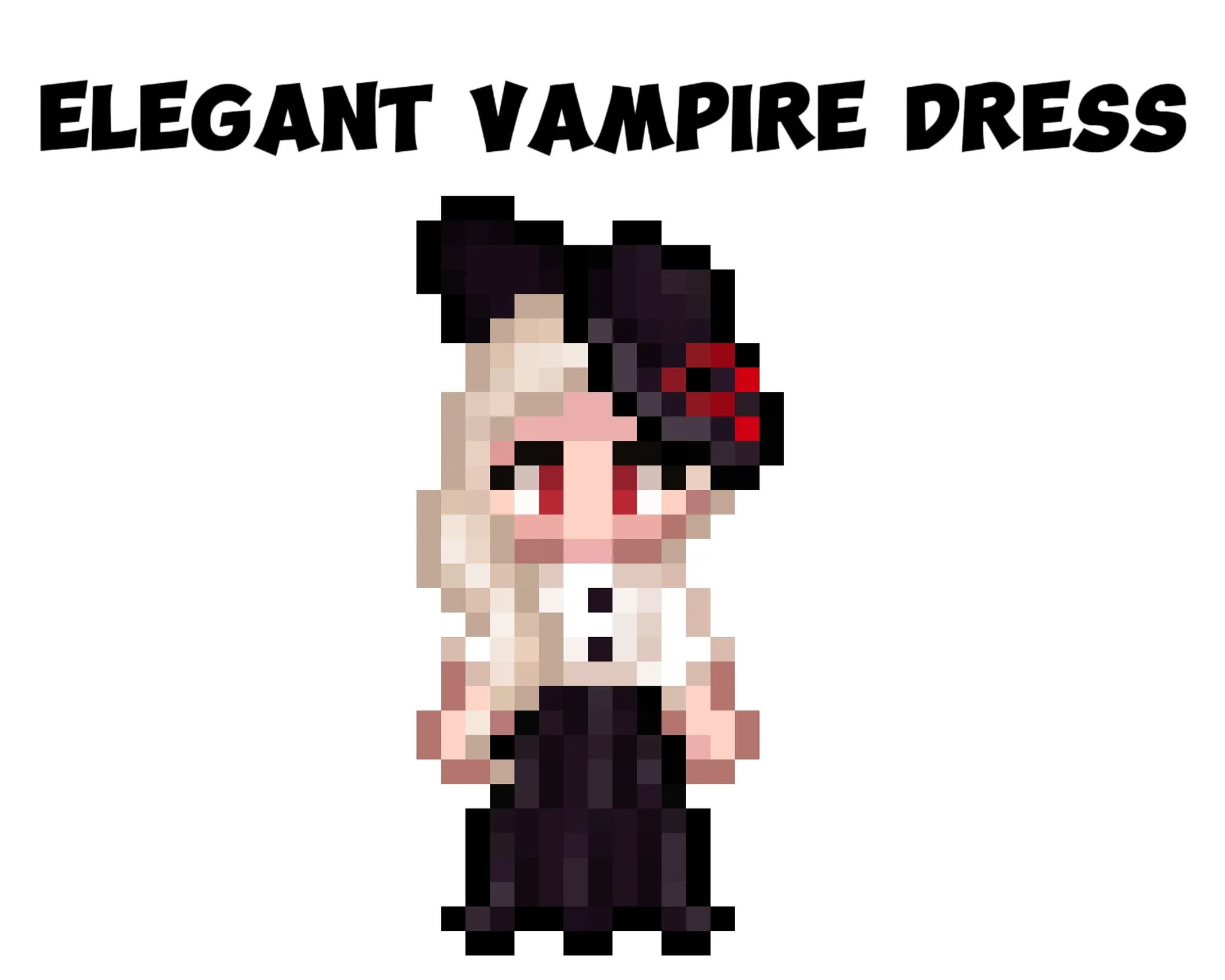 Elegant Vampire Dress screenshot 1