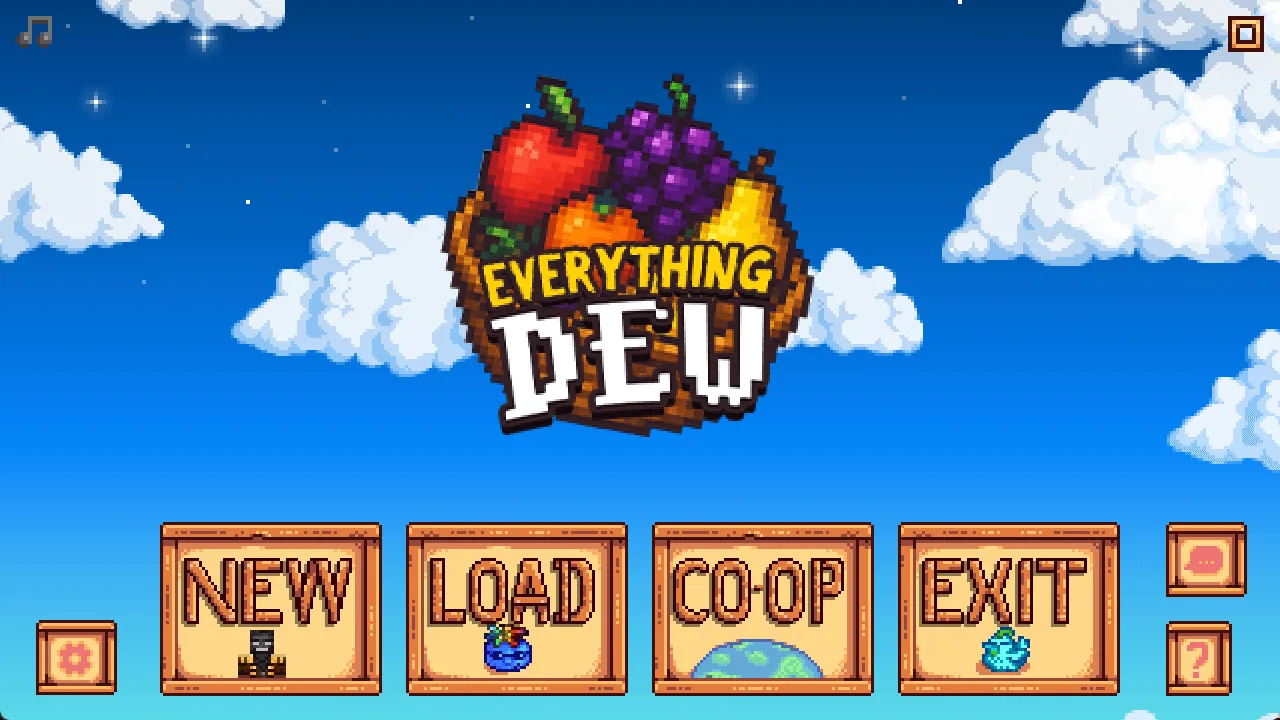 [CP] Everything Dew - Main Menu — Menu