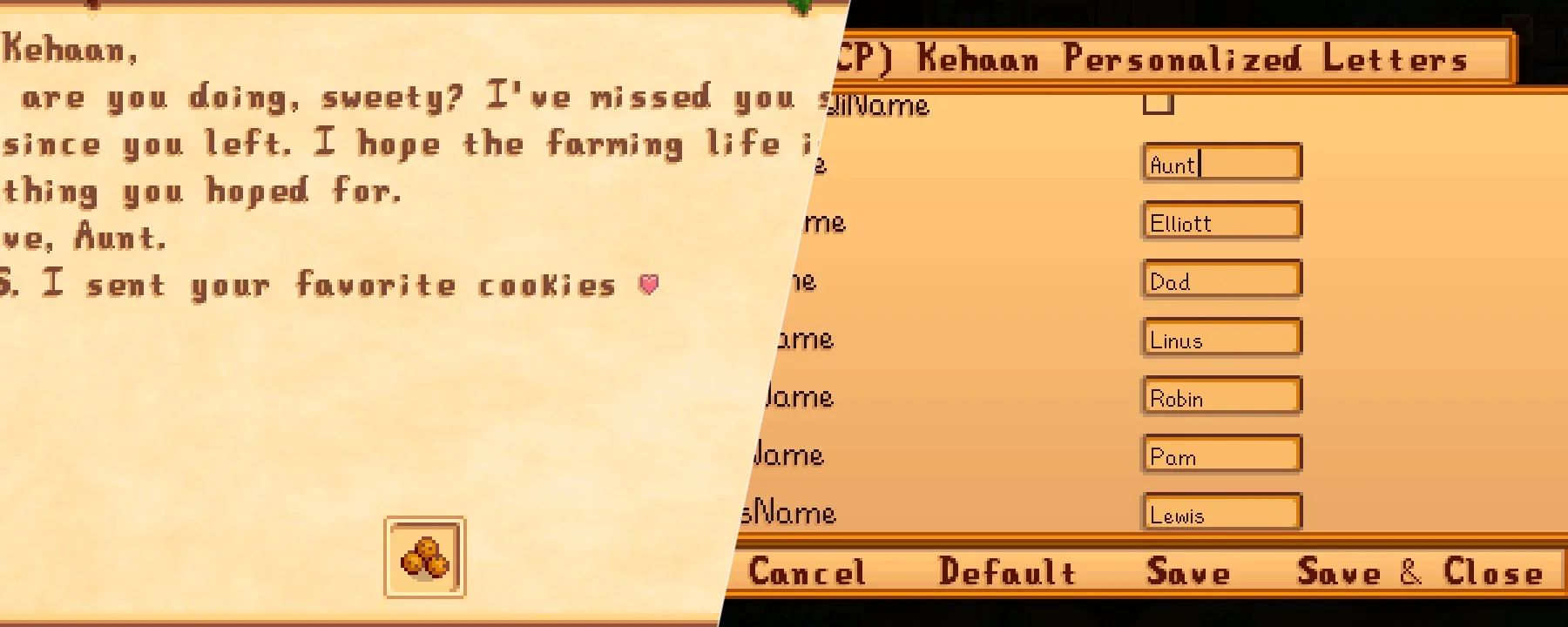 [CP] Kehaan Personalized Letters — [CP] Kehaan Personalized Letters screenshots 1–2