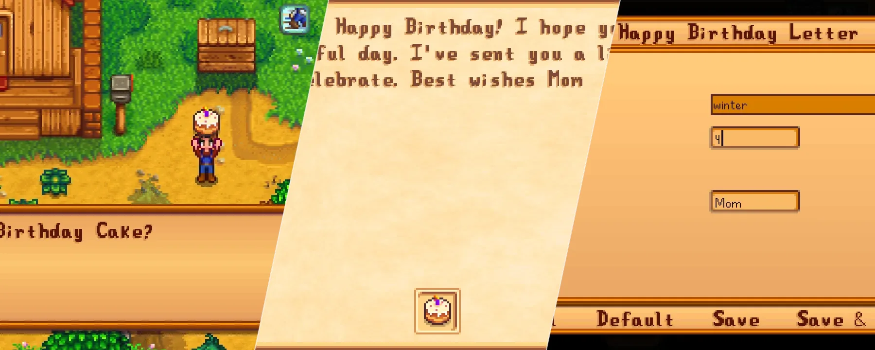 [CP] Happy Birthday Letter — [CP] Happy Birthday Letter screenshots 1–3
