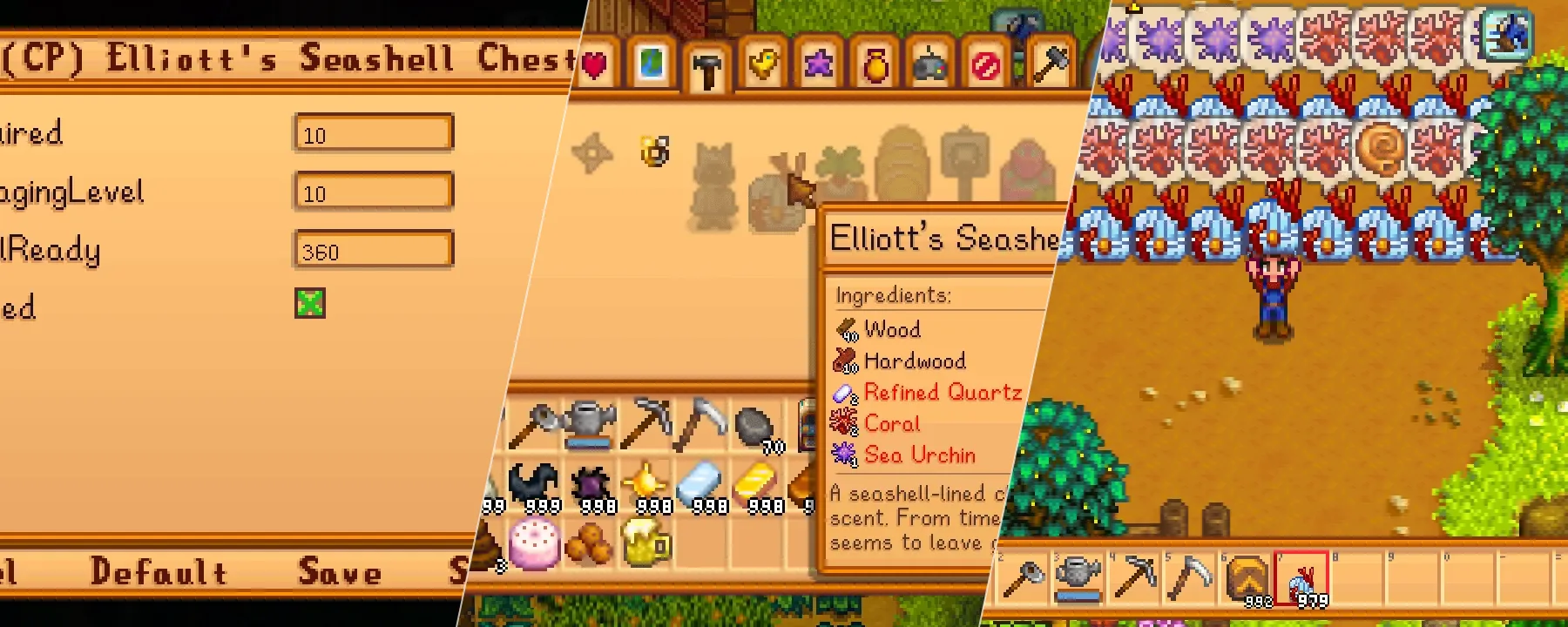 [CP] Elliott's Seashell Chest — [CP] Elliott's Seashell Chest screenshots 1–3