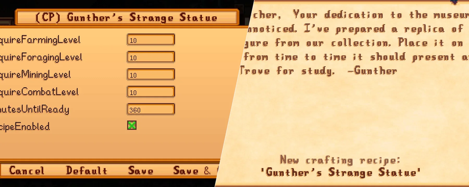 [CP] Gunther’s Strange Statue — [CP] Gunther’s Strange Statue screenshots 1–2