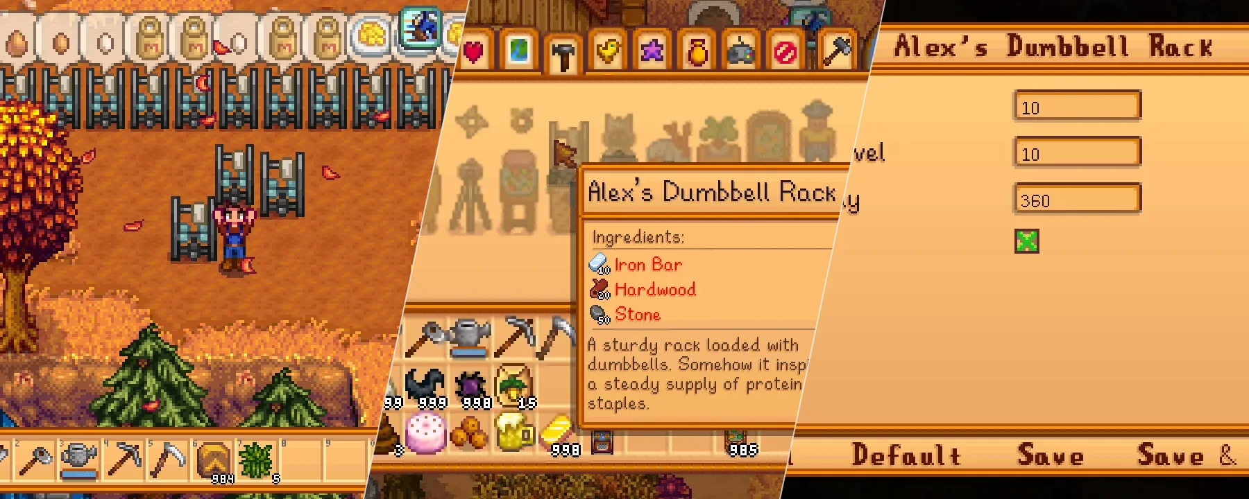 [CP] Alex’s Dumbbell Rack — [CP] Alex’s Dumbbell Rack screenshots 1–3
