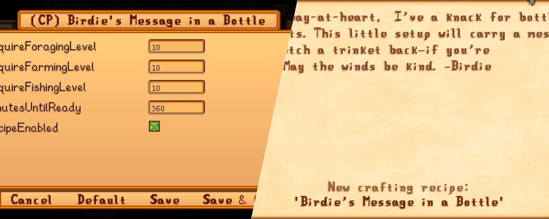 [CP] Birdie's Message in a Bottle — [CP] Birdie's Message in a Bottle screenshots 1–2
