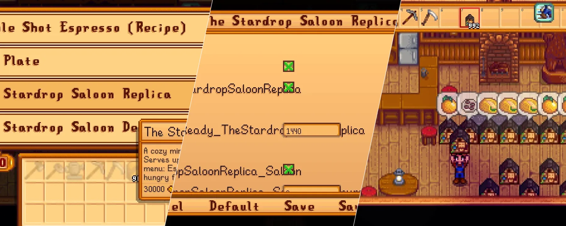 [CP] The Stardrop Saloon Replica — [CP] The Stardrop Saloon Replica screenshots 1–3
