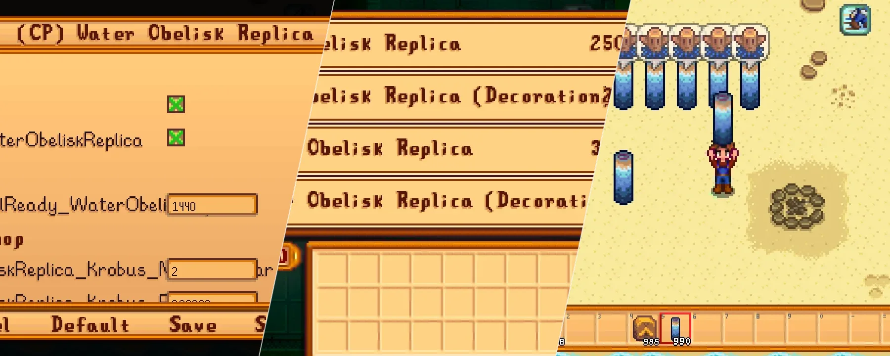 [CP] Water Obelisk Replica — [CP] Water Obelisk Replica screenshots 1–3