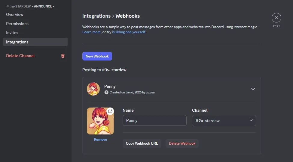 Stardew Discord Notifier — Stardew Discord Notifier screenshot