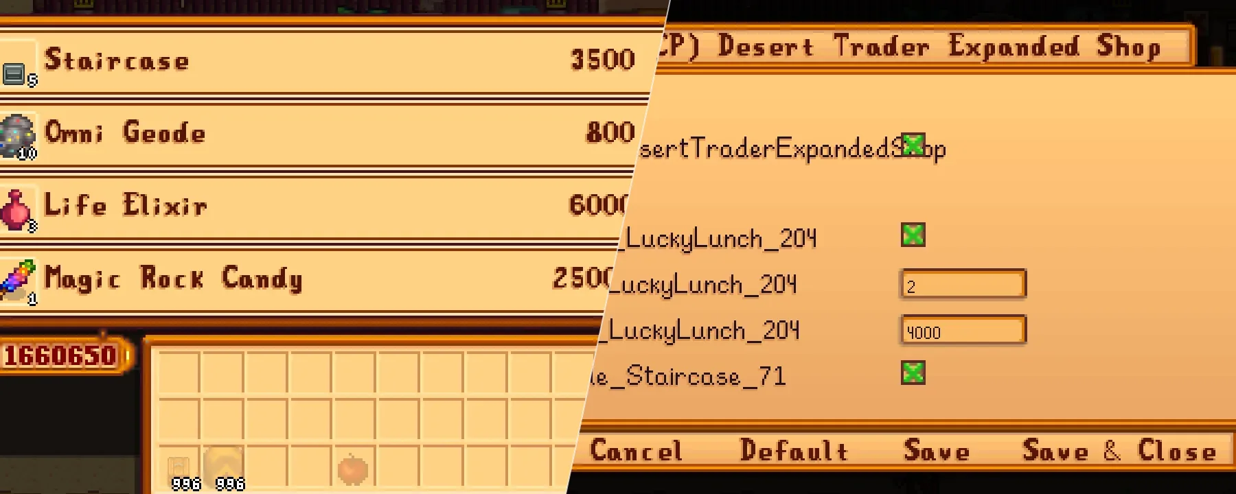 [CP] Desert Trader Expanded Shop — [CP] Desert Trader Expanded Shop screenshots 1–2