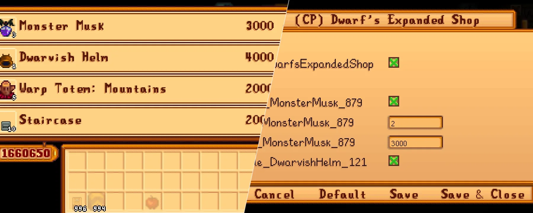 [CP] Dwarf's Expanded Shop — [CP] Dwarf's Expanded Shop screenshots 1–2