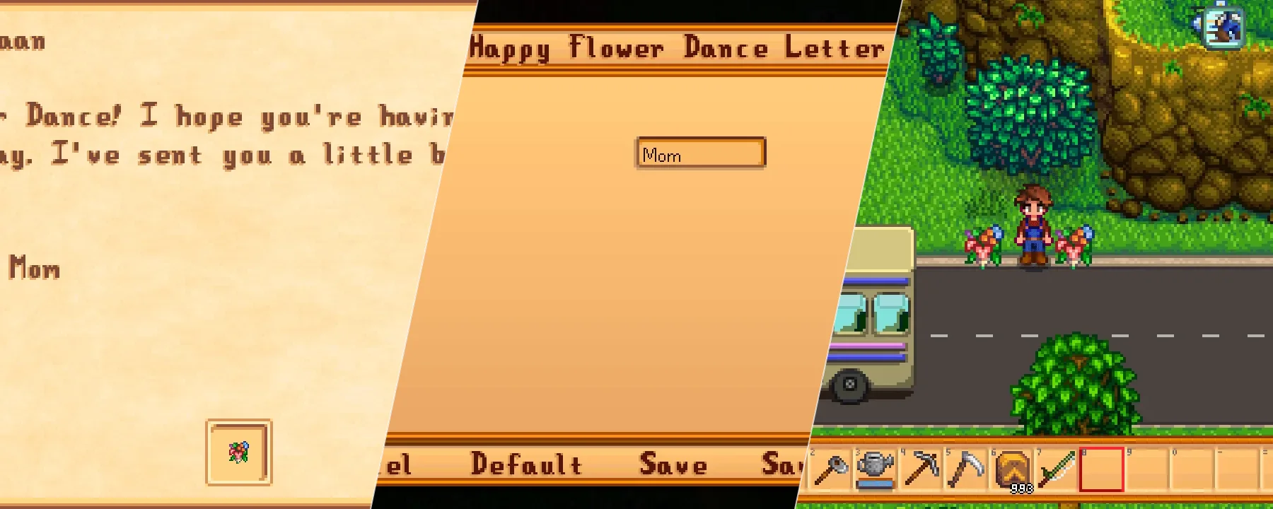 [CP] Happy Flower Dance Letter — [CP] Happy Flower Dance Letter screenshots 1–3